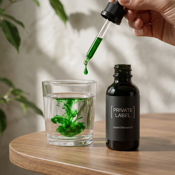 Liquid Chlorophyll drops render